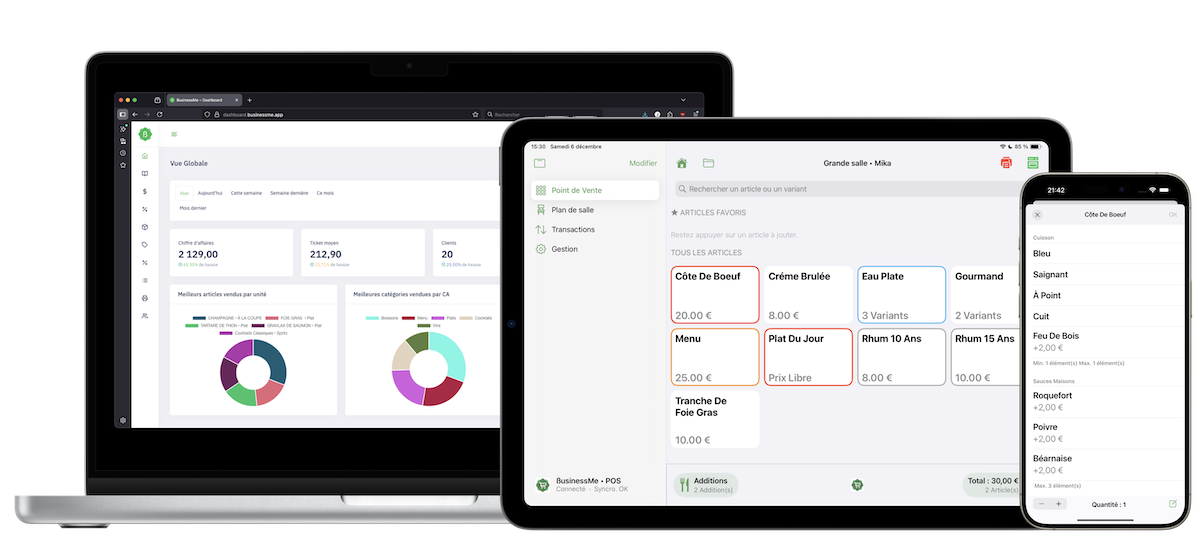 BusinessMe sur iPad et iPhone
